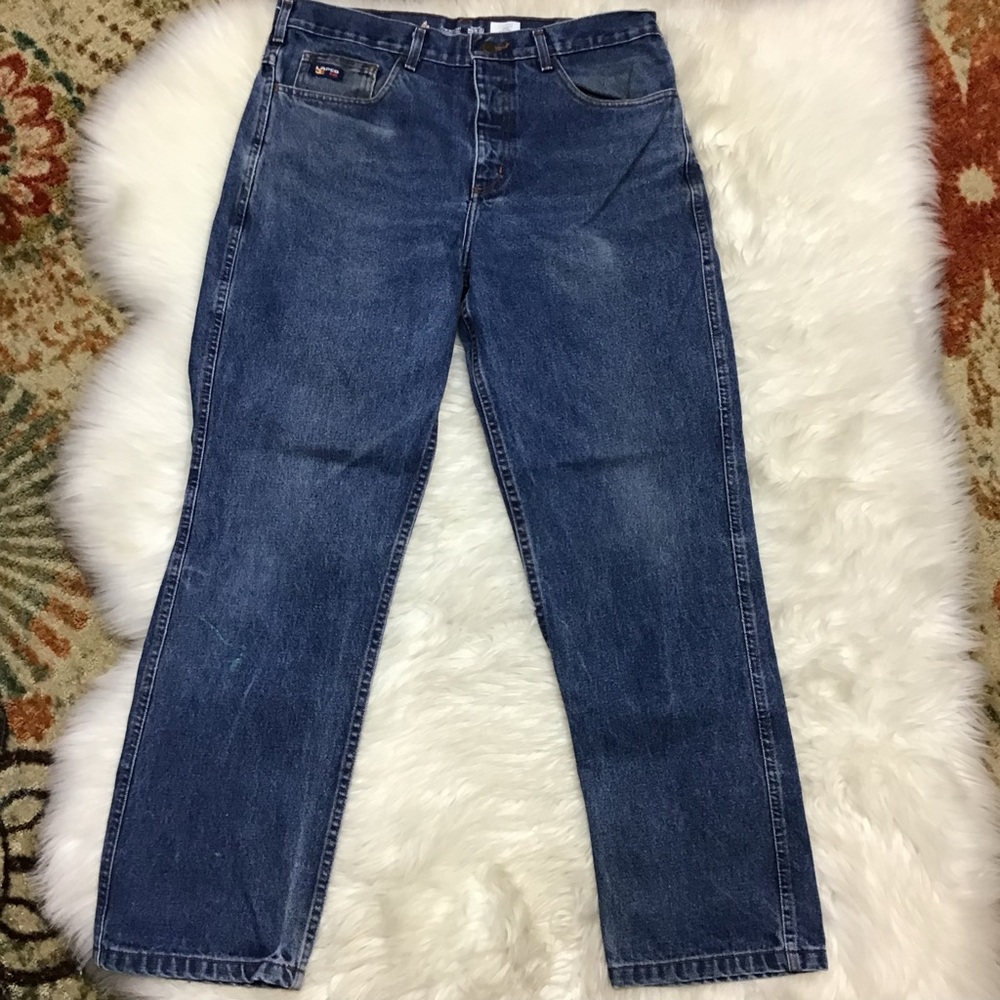 Lapco FR Jeans Mens Tag 35x32 (36x30) Flame Resistant Work Wear Pants Denim